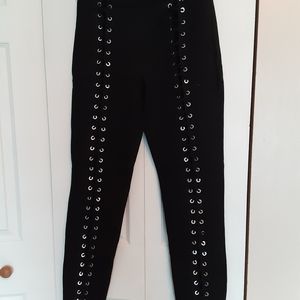 Super cute black laced stretchy pants